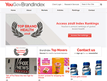 Tablet Screenshot of brandindex.com